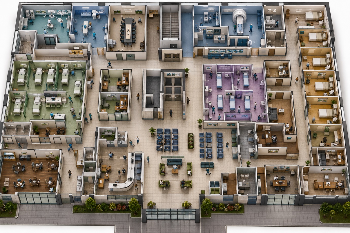 Populated Floor Layouts